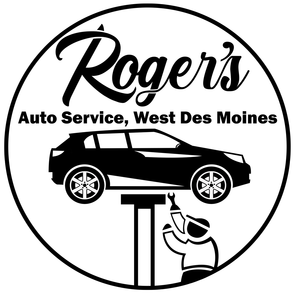 Rogers Auto Service West Des Moines Mechanic Garage Repair Logo